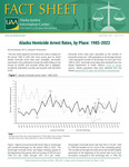 Alaska Homicide Arrest Rates, by Place: 1985-2022 by Rus'sel Sampson