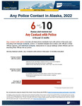 Any Police Contact in Alaska, 2022 by Andrew Gonzalez