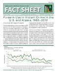 Firearm Use in Violent Crime in the U.S. and Alaska, 1985-2012 by Khristy Parker