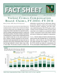 Violent Crimes Compensation Board: Claims, FY 2004–FY 2014 by Khristy Parker