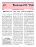 Alaska Justice Forum ; Vol. 10, No. 3 (Fall 1993) by Teresa W. Carns and N/A Bureau of Justice Statistics