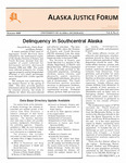 Alaska Justice Forum ; Vol. 6, No. 2 (Summer 1989) by Becker N/A, Emily E. Read, N. E. Schafer, and N/A Bureau of Justice Statistics