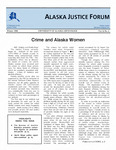 Alaska Justice Forum ; Vol. 6, No. 4 (Winter 1990) by Schafer E. N/A, Emily E. Read, N/A Bureau of Justice Statistics, Gary D. Copus, and Caralyn Holmes