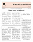 Alaska Justice Forum ; Vol. 5, No. 2 (Summer 1988) by Lee N/A, N/A Bureau of Justice Statistics, and N/A UAA Justice Center