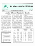 Alaska Justice Forum ; Vol. 4, No. 3 (Fall 1987) by Endell V. N/A, N/A Bureau of Justice Statistics, Thomas Stearns, and N/A UAA Justice Center