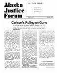 Alaska Justice Forum ; Vol. 3, No. 1 (January 1979) by Trivette H. N/A and Sema Lederman
