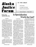 Alaska Justice Forum ; Vol. 2, No. 2 (February 1978) by Douglas Barry, John E. Havelock, and John E. Ring