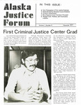 Alaska Justice Forum ; Vol. 1, No. 8 (December 1977) by Barry Stern, John E. Havelock, Peter Smith Ring, and N/A UAA Criminal Justice Center