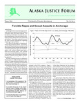 Alaska Justice Forum ; Vol. 20, No. 4 (Winter 2004) by Rosay B. N/A and Antonia Moras