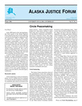 Alaska Justice Forum ; Vol. 17, No. 4 (Winter 2001) by Rieger N/A, Cassie Atwell, and Pamela Kelley