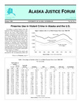Alaska Justice Forum ; Vol. 16, No. 2 (Summer 1999) by Riley N/A and N/A UAA Justice Center