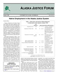 Alaska Justice Forum ; Vol. 15, No. 2 (Summer 1998) by Moras N/A and N/A Bureau of Justice Statistics