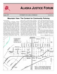 Alaska Justice Forum ; Vol. 14, No. 2 (Summer 1997) by Moras N/A and John Riley