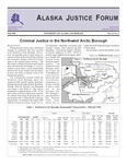 Alaska Justice Forum ; Vol. 13, No. 3 (Fall 1996) by Erlich N/A, N/A Bureau of Justice Statistics, and Pamela Cravez
