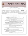 Alaska Justice Forum ; Vol. 12, No. 2 (Summer 1995) by Bureau of Justice Statistics, Roger C. Miller, and Cassie Atwell