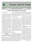 Alaska Justice Forum ; Vol. 11, No. 2 (Summer 1994) by Lawrence C. Trostle, Patrick Cunningham, and N/A Bureau of Justice Statistics