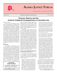 Alaska Justice Forum ; Vol. 27, No. 4 (Winter 2011) by Deborah Periman, Khristy Parker, and Shea Daniels