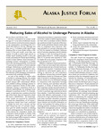 Alaska Justice Forum ; Vol. 30, No. 2 (Summer 2013) by Marny Rivera, Shirley Coté, Sharon Chamard, Melissa S. Green, and Teresa W. Carns