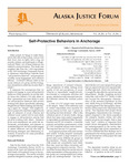 Alaska Justice Forum ; Vol. 28, No. 4 – Vol. 29 No. 1 (Winter 2012 / Spring 2012) by Sharon Chamard, André B. Rosay, and Barbara Armstrong