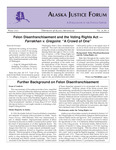 Alaska Justice Forum ; Vol. 26, No. 4 (Winter 2010) by Deborah Periman, André B. Rosay, Thomas S. Begich, and Teresa W. Carns