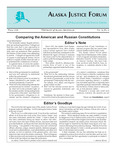 Alaska Justice Forum ; Vol. 24, No. 4 (Winter 2008) by David Mannheimer, Antonia Moras, and Marla Greenstein