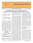 Alaska Justice Forum ; Vol. 24, No. 3 (Fall 2007) by Deborah Periman, André B. Rosay, G. Matthew Snodgrass, and Shel L. Evans