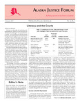 Alaska Justice Forum ; Vol. 24, No. 2 (Summer 2007) by Katherine Alteneder and N/A UAA Justice Center