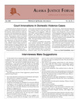 Alaska Justice Forum ; Vol. 22, No. 3 (Fall 2005) by UAA Justice Center
