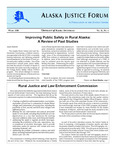 Alaska Justice Forum ; Vol. 21, No. 4 (Winter 2005) by Roberts N/A and N/A UAA Justice Center