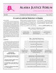 Alaska Justice Forum ; Vol. 21, No. 3 (Fall 2004) by Moras N/A, Teresa W. Carns, Pamela Kelley, and André B. Rosay