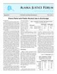 Alaska Justice Forum ; Vol. 21, No. 1 (Spring 2004) by Myrstol A. N/A, Antonia Moras, and Darryl S. Wood