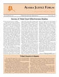 Alaska Justice Forum ; Vol. 31, No. 3-4 (Fall 2014/Winter 2015) by Ryan Fortson, Jacob A. Carbaugh, Jeff D. May, and Mara Kimmel