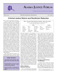 Criminal Justice Reform and Recidivism Reduction by Brad A. Myrstol and Barbara Armstrong