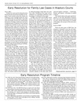 Early Resolution for Family Law Cases in Alaska's Courts by Stacey Marz