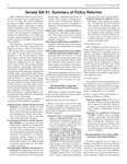 Senate Bill 91: Summary of Policy Reforms by UAA Justice Center