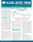 Crime Rates and Alaska Criminal Justice Reform by Brad A. Myrstol and Pamela Cravez