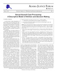 Sexual Assault Case Processing: A Descriptive Model of Attrition and Decision Making by G. Matthew Snodgrass