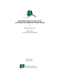 Community Indicators Project at UAA: Anchorage Police Department Related Results by Shel Llee Flexman-Evans