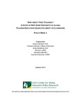 Why Aren't They Teaching? A study of why some University of Alaska teacher education graduates aren't in classrooms by Alexandra Hill, Diane Hirshberg, and Donna Gail Shaw