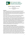 Alternative Certification: A Research Brief by Diane Hirshberg