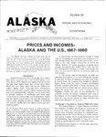 Prices and Incomes - Alaska and the U.S., 1967-1980 by Linda Leask
