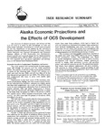 Alaska Economic Projections and the Effects of OCS Development by Matthew D. Berman