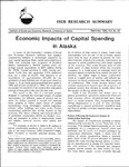 Economic Impacts of Capital Spending in Alaska by Oliver Scott Goldsmith