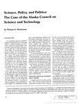 Science, Policy, and Politics: The Case of the Alaska Council on Science and Technology by Thomas Morehouse