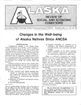 Changes in the Well-being of Alaska Natives Since ANCSA by John Kruse