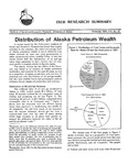 Distribution of Alaska Petroleum Wealth by Matthew D. Berman