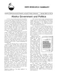 Alaska Government and Politics (Research Summary) by Claus M. Naske, Victor Fischer, David Maas, Carl Shepro, Clive Thomas, Richard Ender, Richard Fineberg, Stephen Johnson, Gordon Harrison, and Andrea Helms