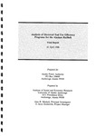 Analysis of Electrical End Use Efficiency Programs for the Alaskan Railbelt Final Report by Alan B. Mitchell and Oliver Scott Goldsmith