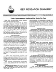Trade Opportunities: Alaska and the Soviet Far East by Gunnar Knapp