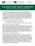 Are Alaska teacher salaries competitive? by Matthew Berman and Dayna Jean DeFeo